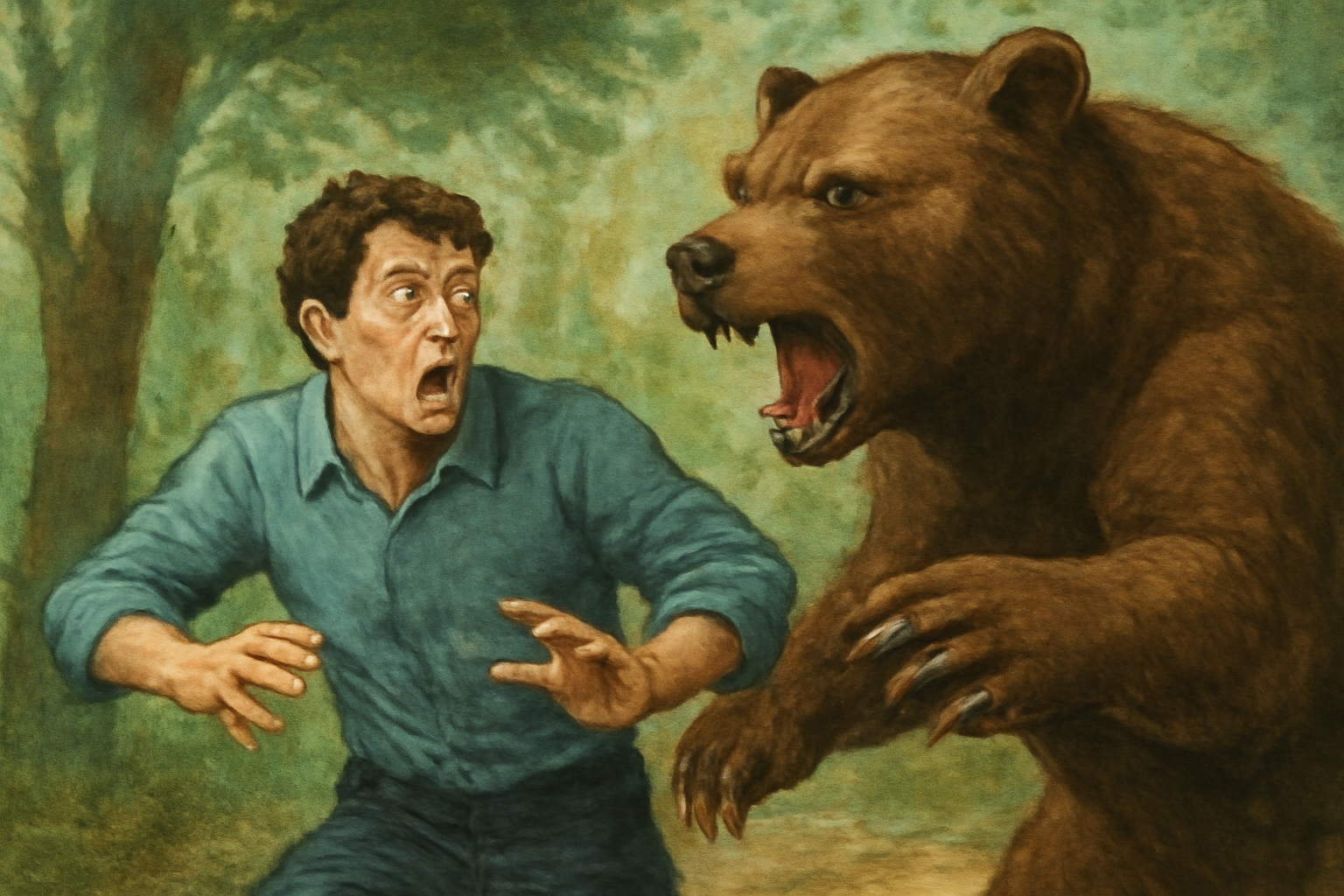 熊に襲われそうになる夢が示すもの