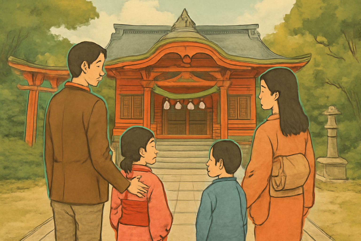 家族と神社に行く夢は吉夢のサイン