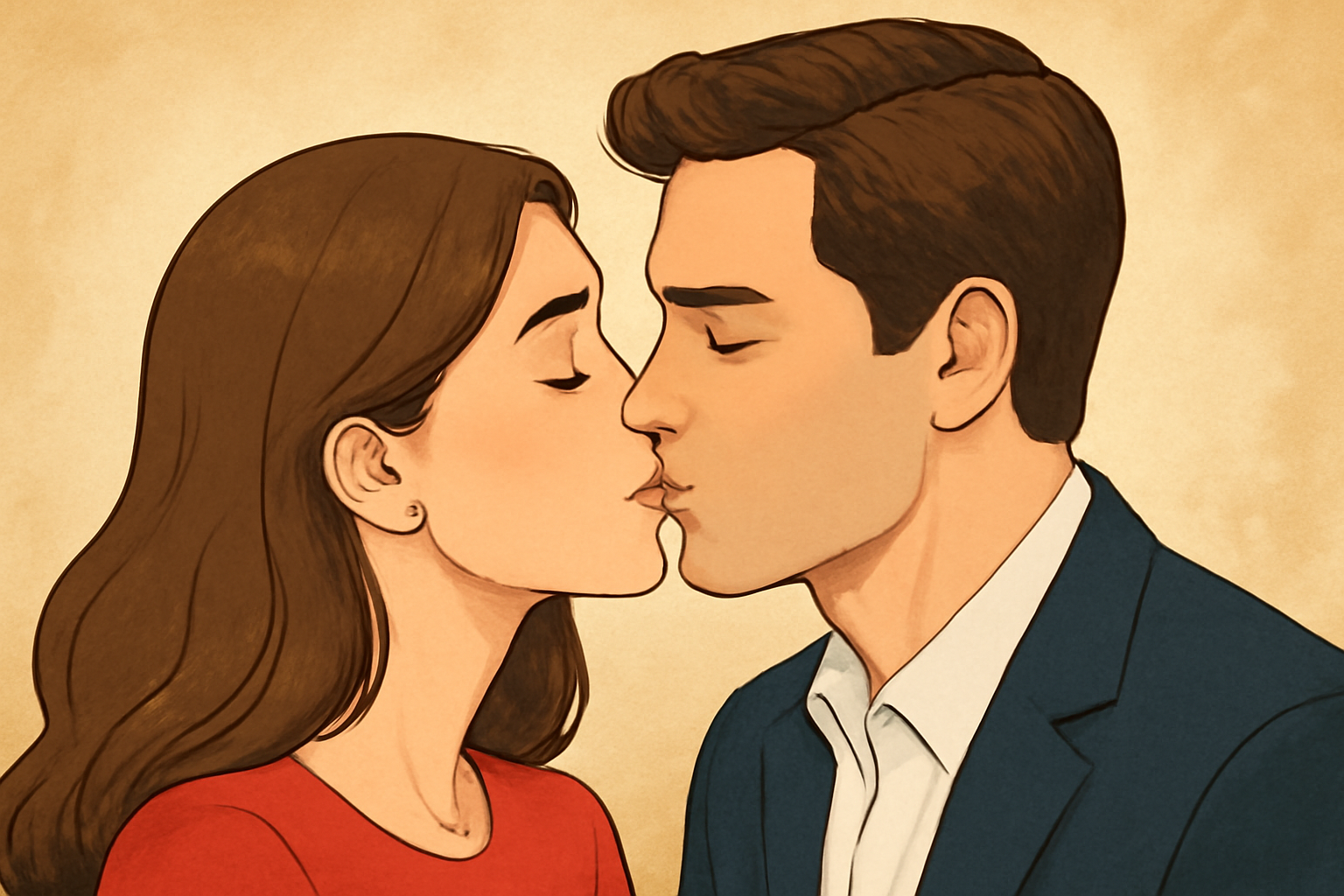 有名人とキスする夢の基本的な意味