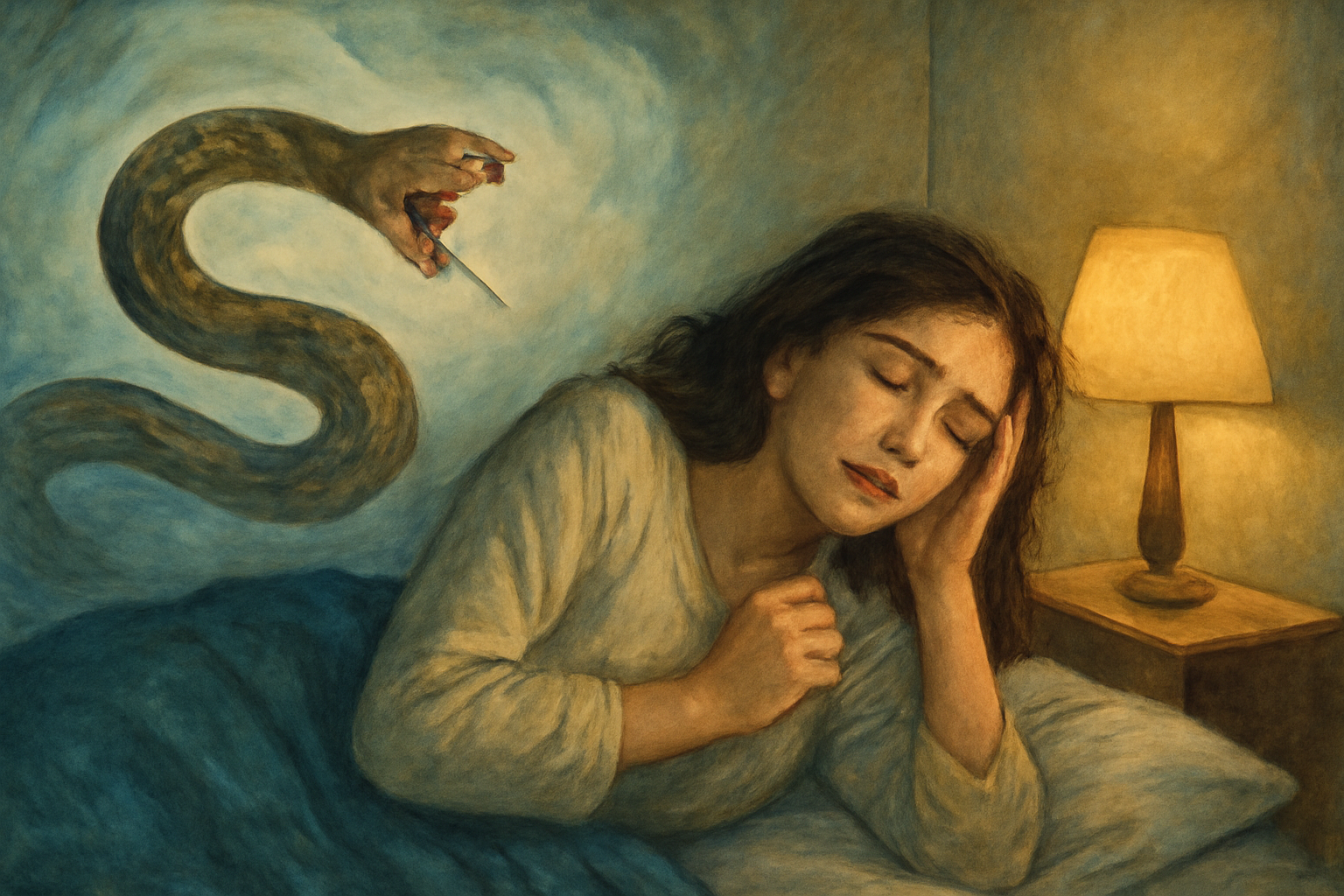 蛇に噛まれる夢が痛くないのはなぜ?