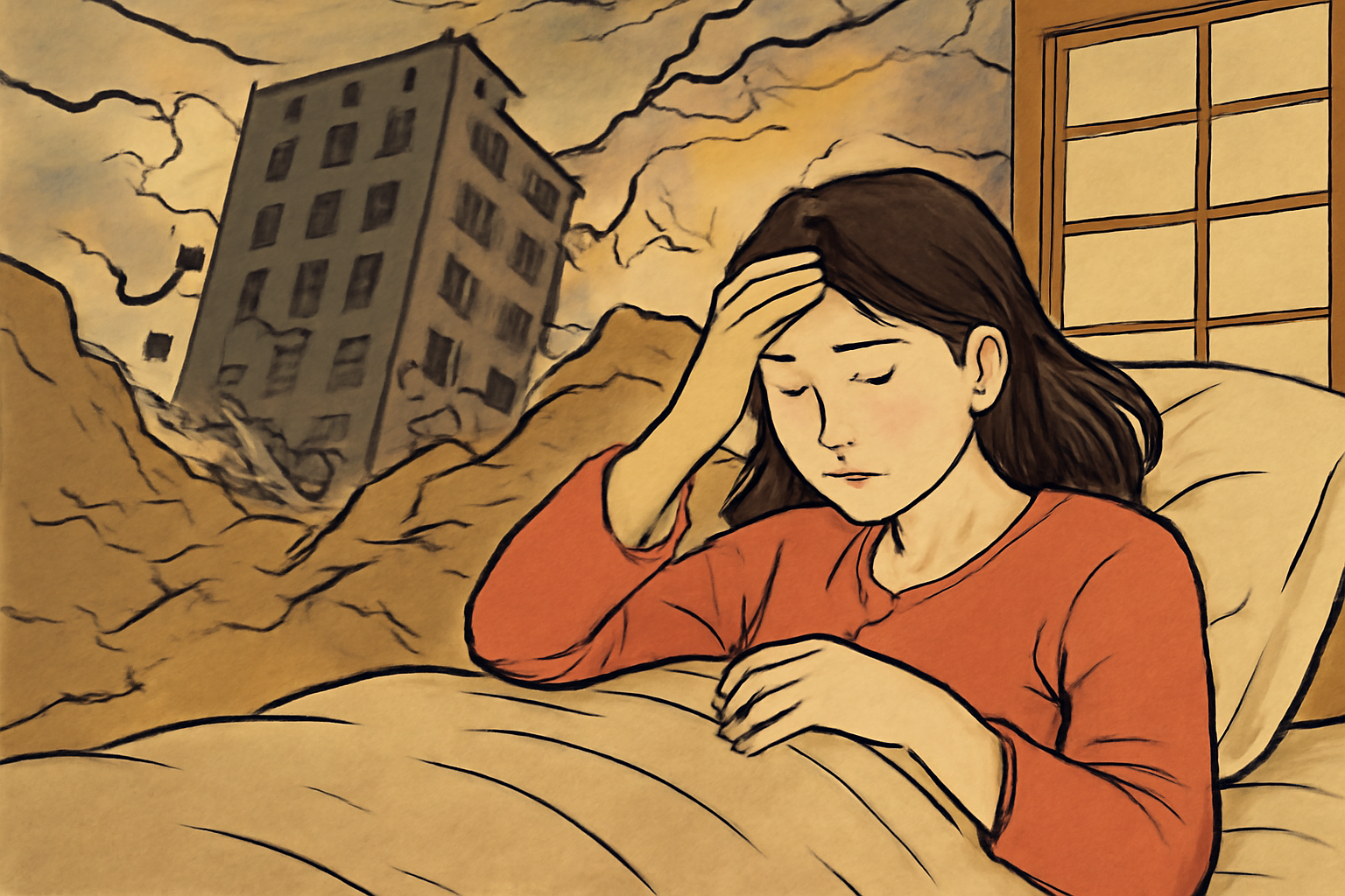 地震の夢を途中で起きたのは変化の前触れ