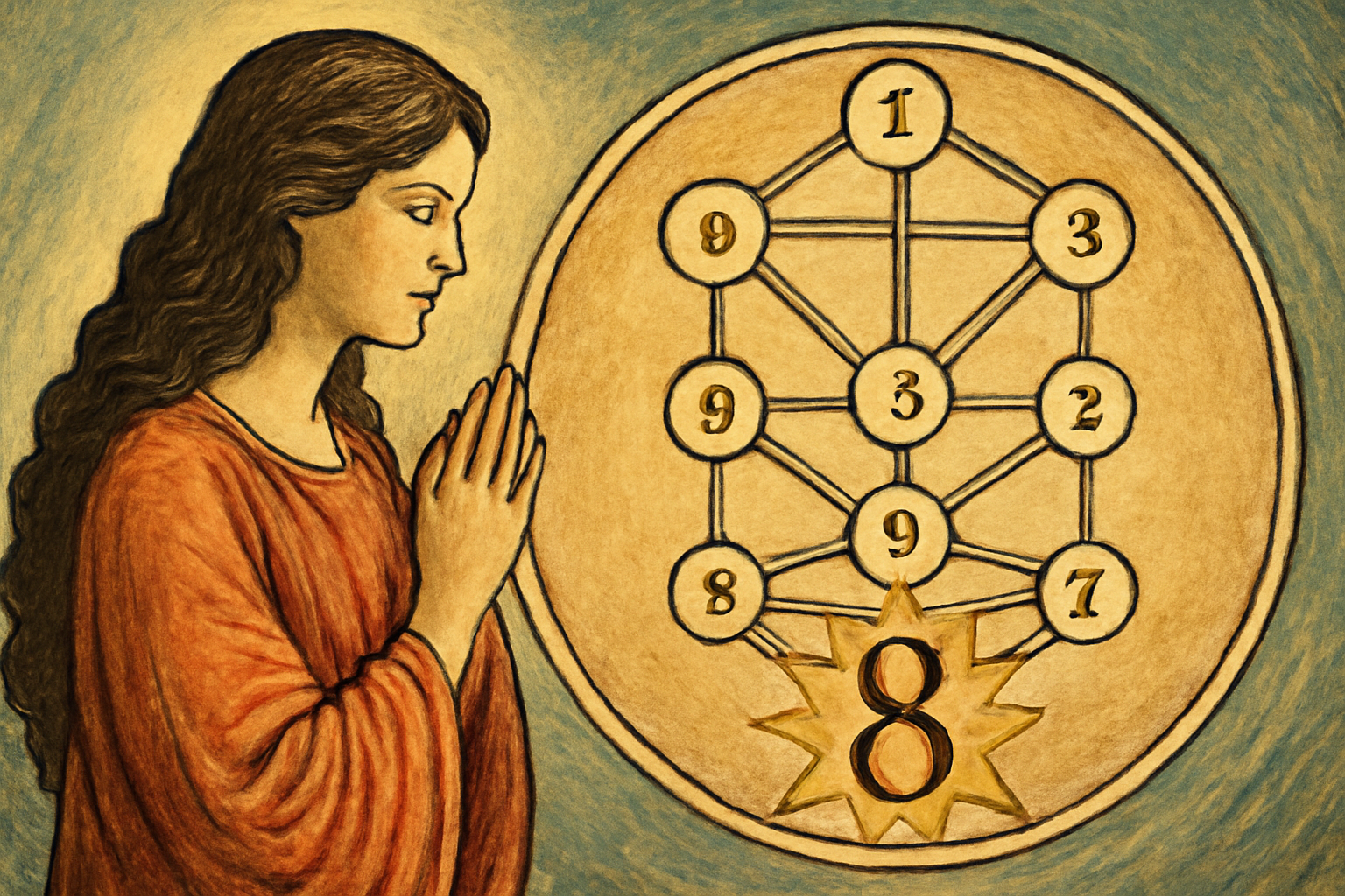 カバラ数秘術は「全体」、ソウルナンバーは「部分」