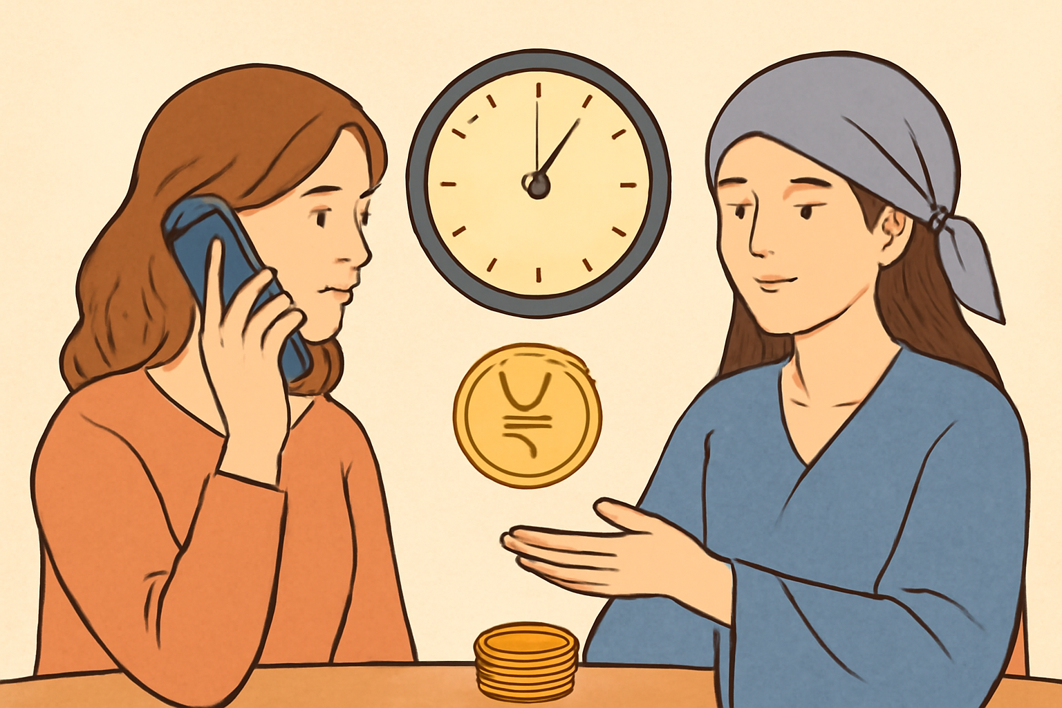 電話占いの平均時間は20分前後が目安