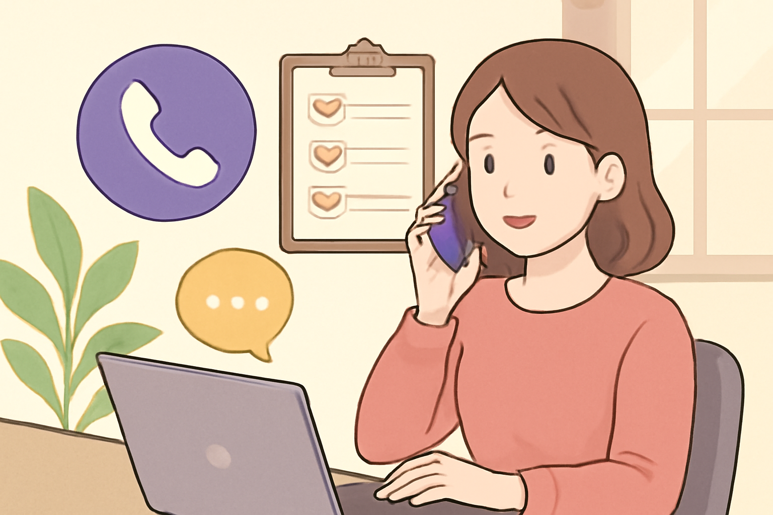 電話占いヴェルニの予約は簡単3ステップで完了する